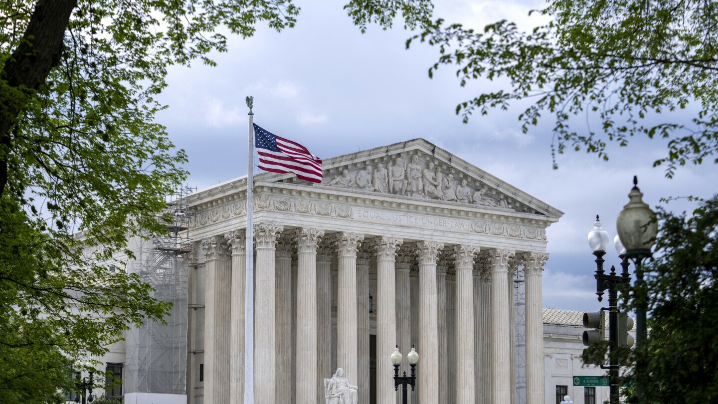 Supreme Court is seen on Capitol Hill in Washington, April 25, 2024. (AP Photo/J. Scott Applewhite, File)