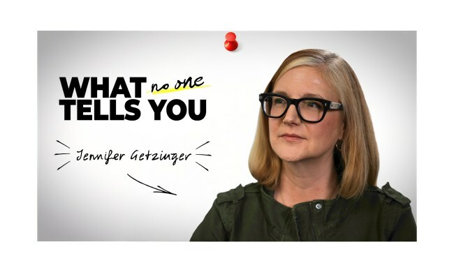 'What No One Tells You,' Jennifer Getzinger