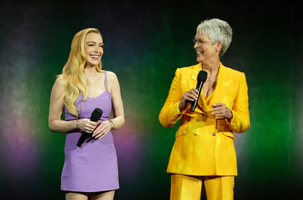 Lindsay Lohan and Jamie Lee Curtis