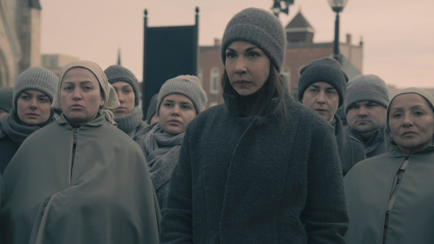 Amanda Brugel as Rita in the penultimate episode of the series.