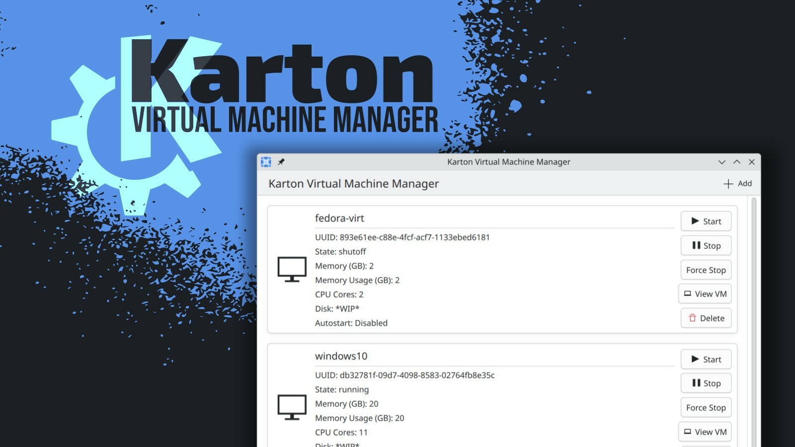 Karton: KDE’s Libvirt-Powered Answer to GNOME Boxes and Virt-Manager