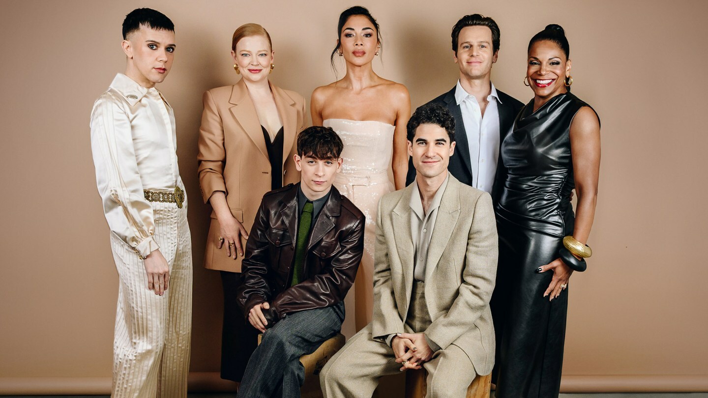 Darren Criss, Cole Escola, Jonathan Groff, Louis McCartney, Audra McDonald, Nicole Scherzinger, Sarah Snook were photographed by Nina Westervelt on May 30th at PMC Studios in New York.