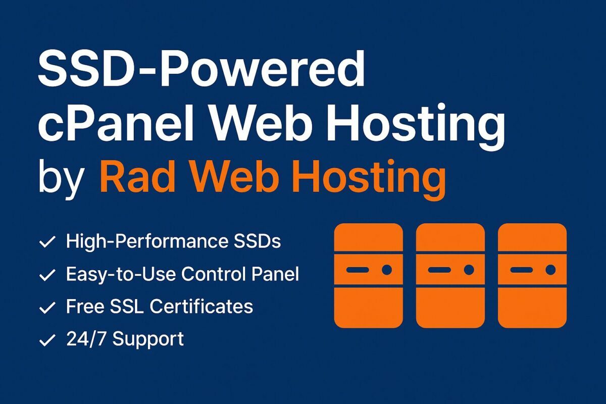 ⚙️ SSD-Powered cPanel Web Hosting - Up to 25x Faster