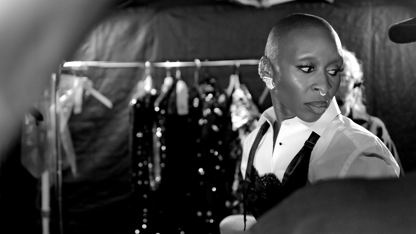 Host Cynthia Erivo backstage at The 78th Annual Tony Awards at Radio City Music Hall on June 8, 2025 in New York City.