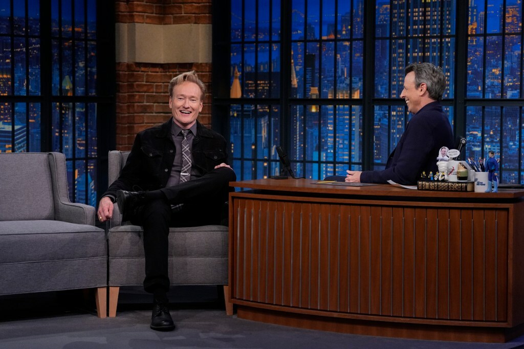 Conan O'Brien on Late Night with Seth Meyers