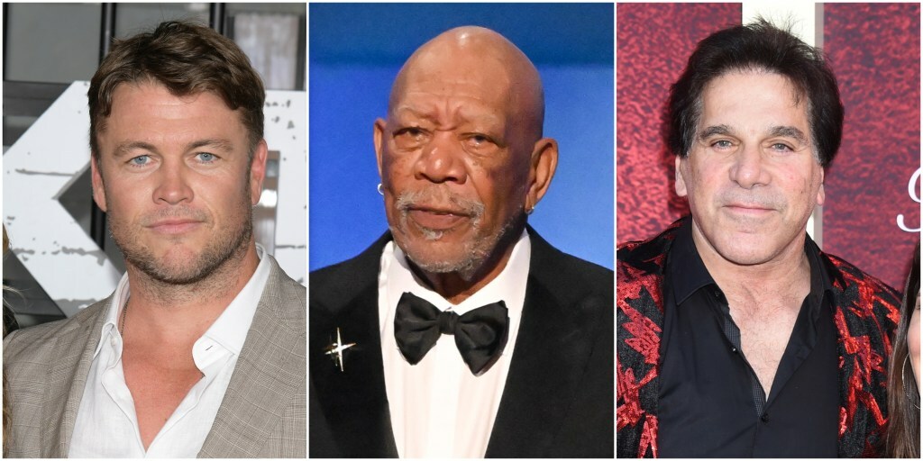 Luke Hemsworth, Morgan Freeman and Lou Ferrigno