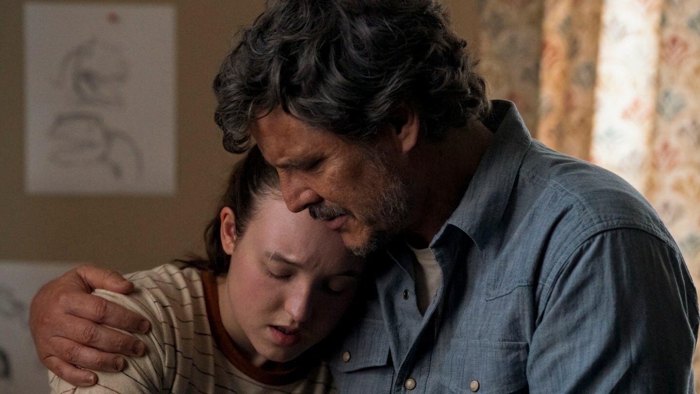 Bella Ramsey and Pedro Pascal in 'The Last of Us'