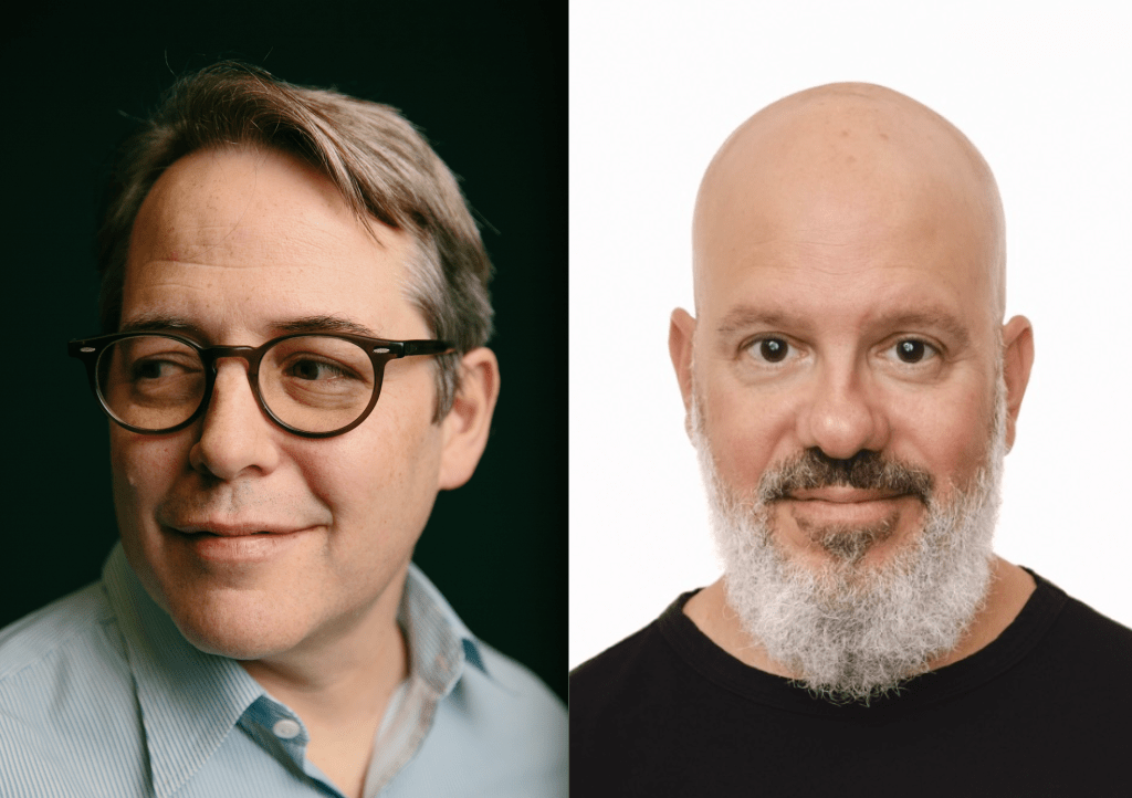 Matthew Broderick, David Cross headshots
