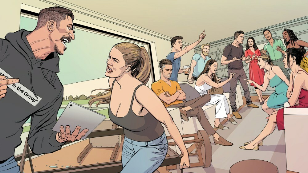 The Valley Reality TV Show Illustration