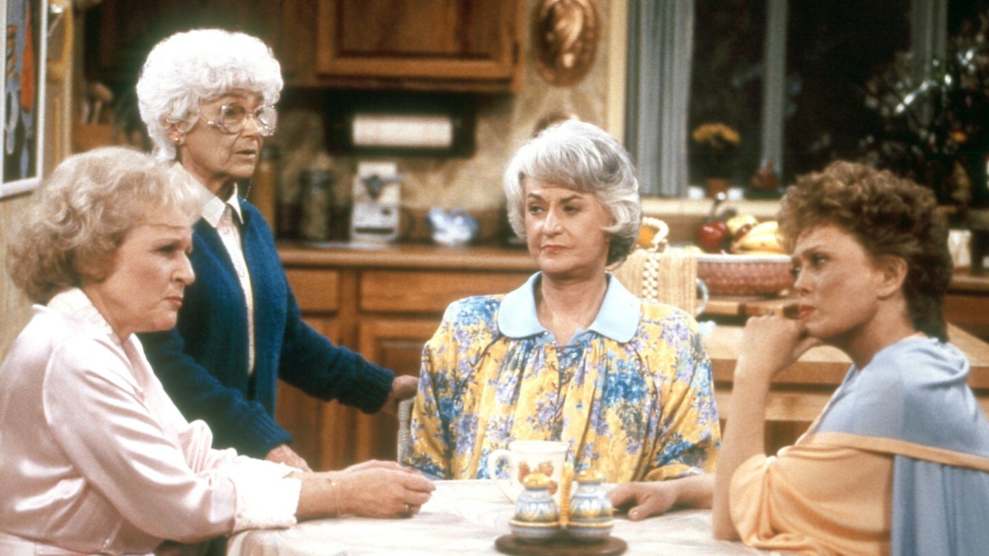 From left: Betty White, Estelle Getty, Bea Arthur and Rue McClanahan
