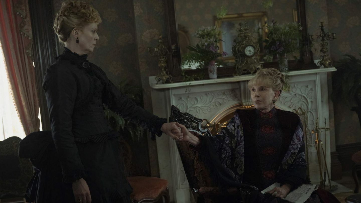 Agnes van Rhijn and Ada Brook Forte, portrayed by Christine Baranski and Cynthia Nixon.