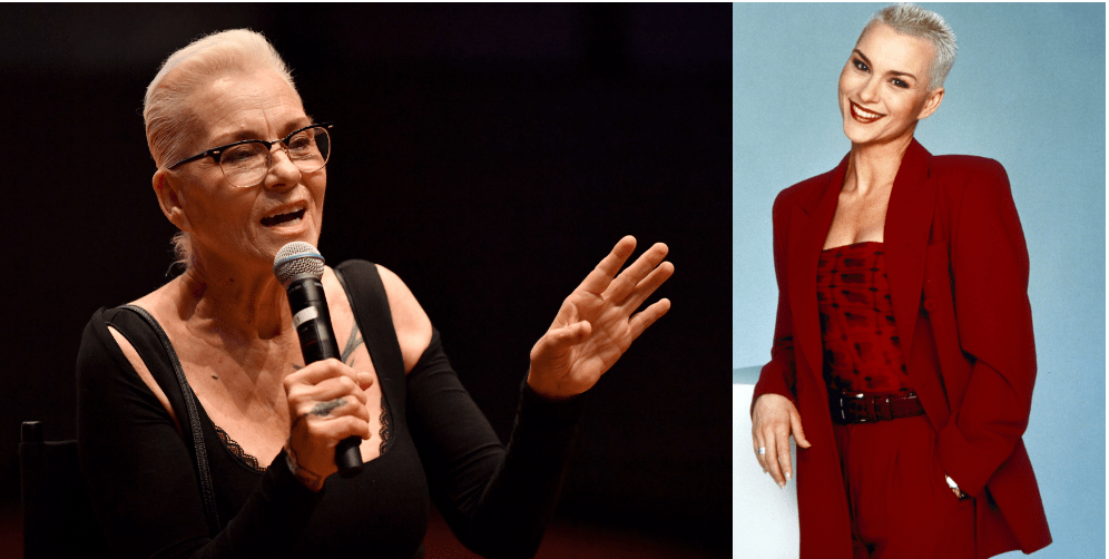 Susan Powter at the Bentonville Film Festival and in 1994