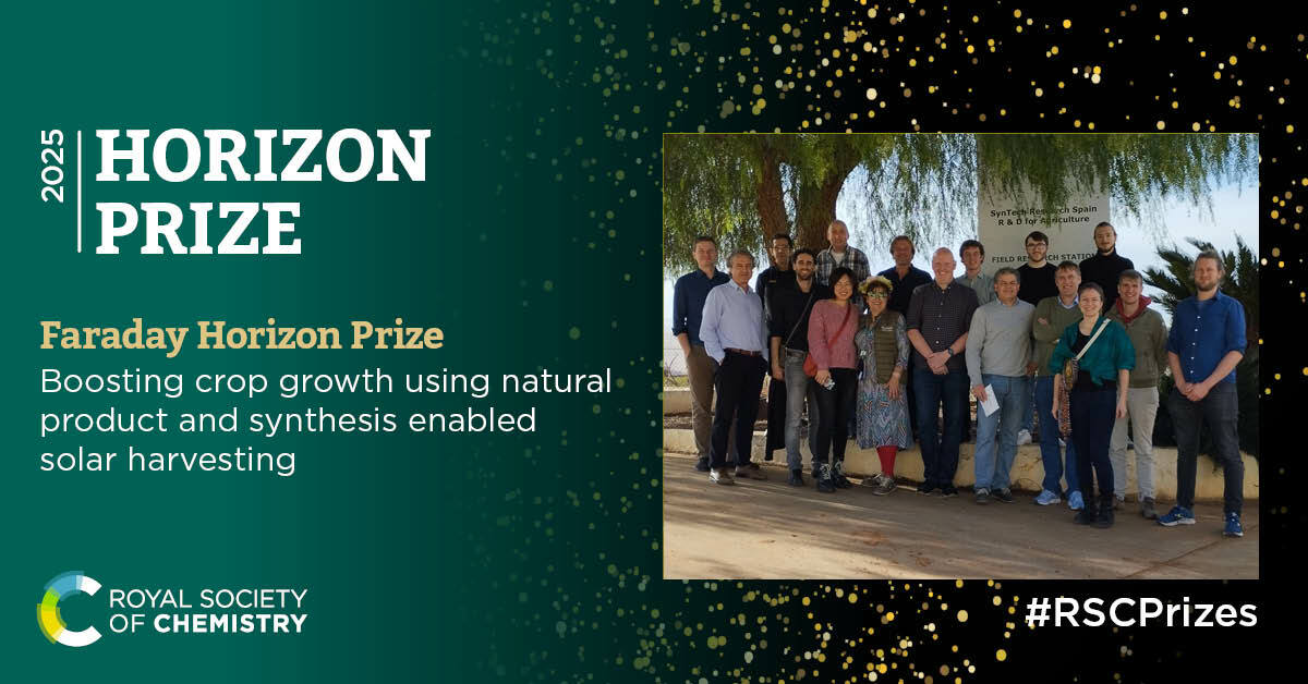 The BoostCrop team, states they are the Winner: 2025 Faraday Horizon Prize