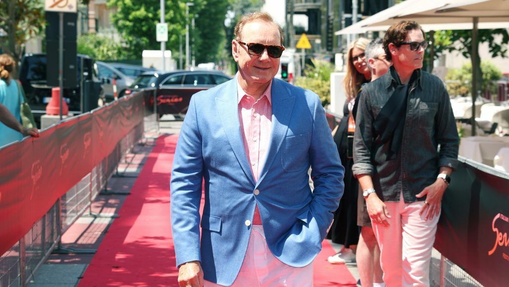 Kevin Spacey at the Italian Global Series Festival today