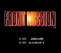 Front Mission (English Translation) SNES