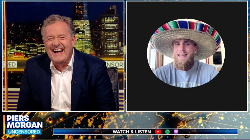Piers Morgan and Jake Paul