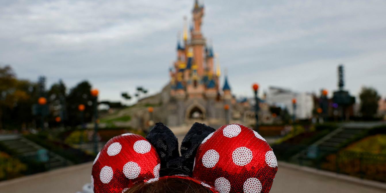 Disneyland Paris, in Marne-la-Vallée, France, on October 16, 2023. | IAN LANGSDON/AFP Disneyland Paris, in Marne-la-Vallée, France, on October 16, 2023. | IAN LANGSDON/AFP