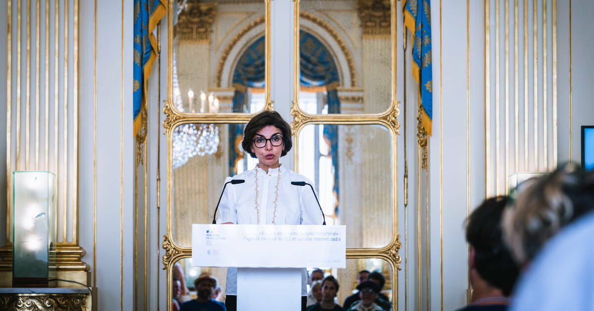La ministre de la Culture, Rachida Dati, à Paris le 23 juin.