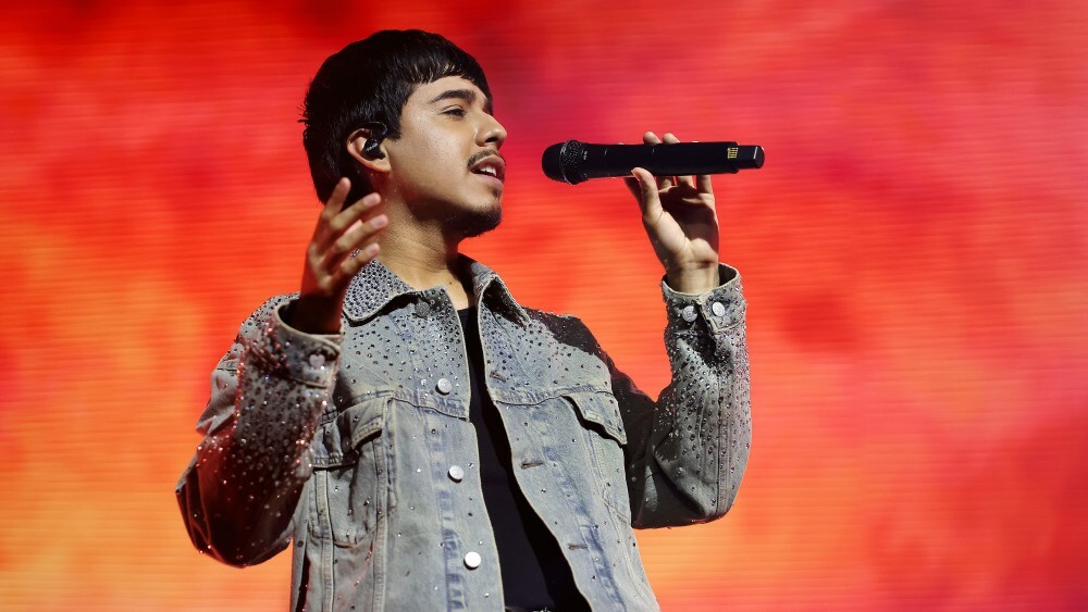 INDIO, CALIFORNIA - APRIL 19: (FOR EDITORIAL USE ONLY) Ivan Cornejo performs at Mojave Tent during the 2025 Coachella Valley Music and Arts Festival  on April 19, 2025 in Indio, California. (Photo by Frazer Harrison/Getty Images for Coachella)