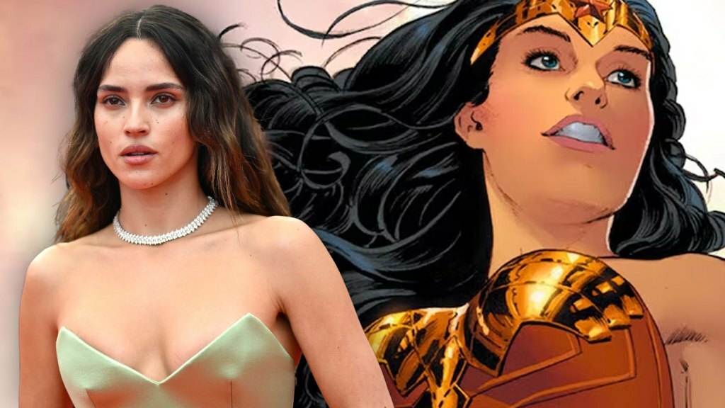 Adria Arjona and Wonder Woman