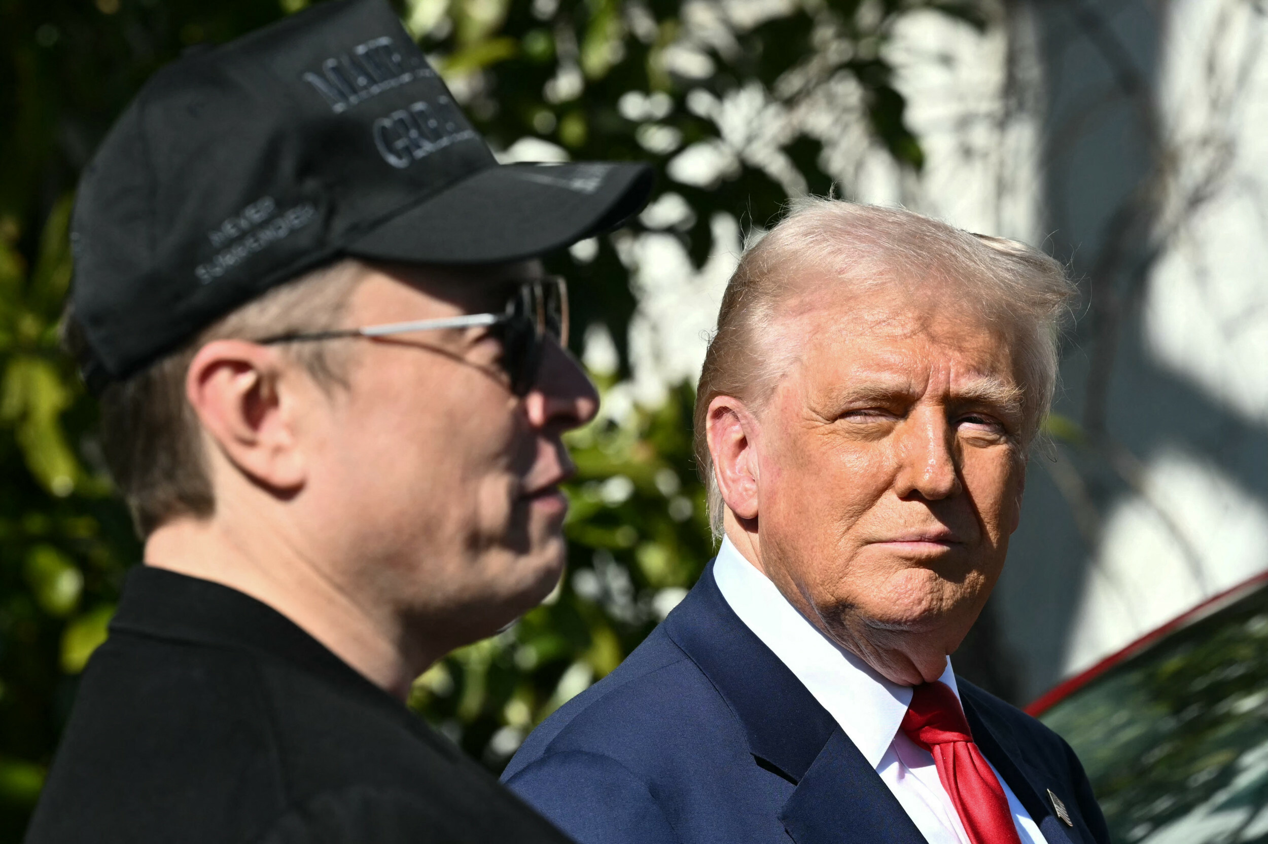 US President Donald Trump Elon Musk