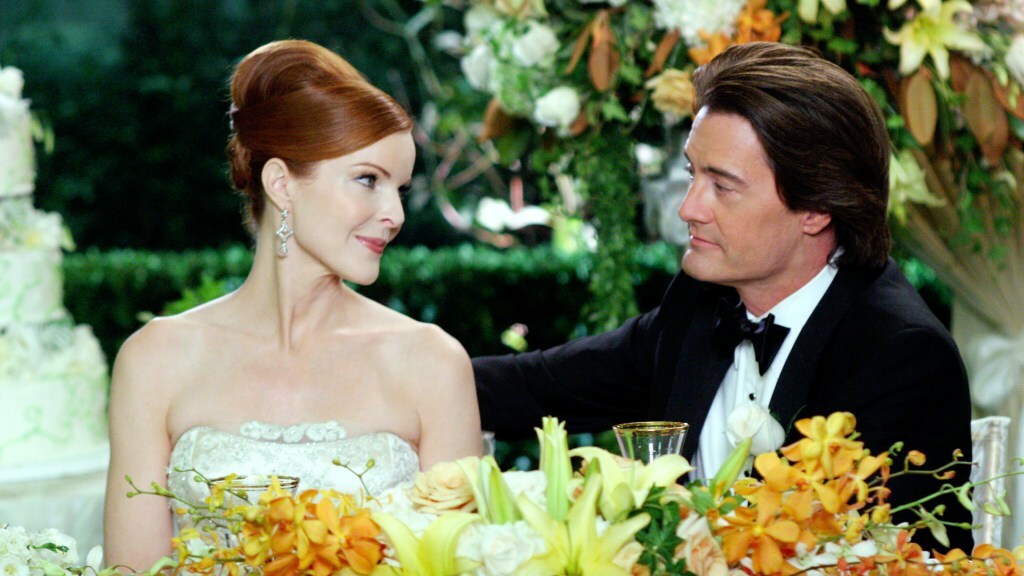 Marcia Cross and Kyle MacLachlan in 'Desperate Housewives'