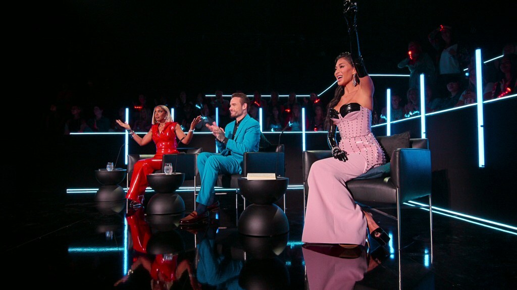 Kelly Rowland, Liam Payne, Nicole Scherzinger Kelly Rowland, Liam Payne, Nicole Scherzinger