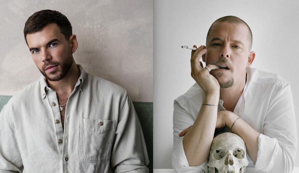 Luke Newton, Lee Alexander McQueen headshots
