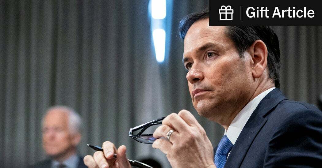 The person or people impersonating Secretary of State Marco Rubio sent messages to at least five people outside the State Department.