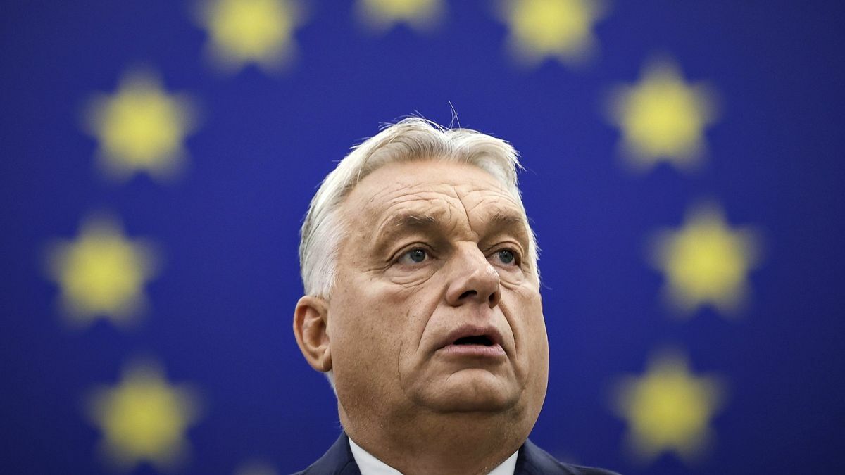 Hungary's Prime Minister Viktor Orbán arrives for an EU summit at the European Council building in Brussels, Thursday, 26 June 2025. | Copyright Jean-Francois Badias/Copyright 2024 The AP. All rights reserved