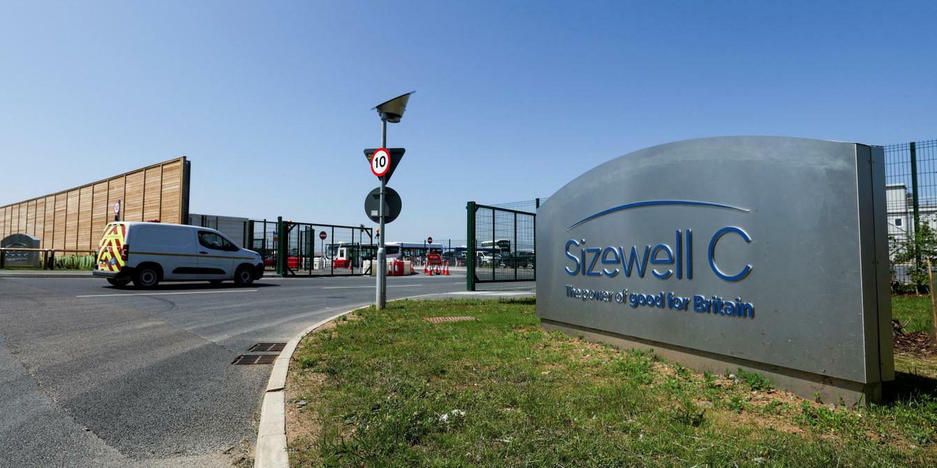 Entrance to the construction site of Sizewell C, in Suffolk, United Kingdom. | CHRIS RADBURN / REUTERS