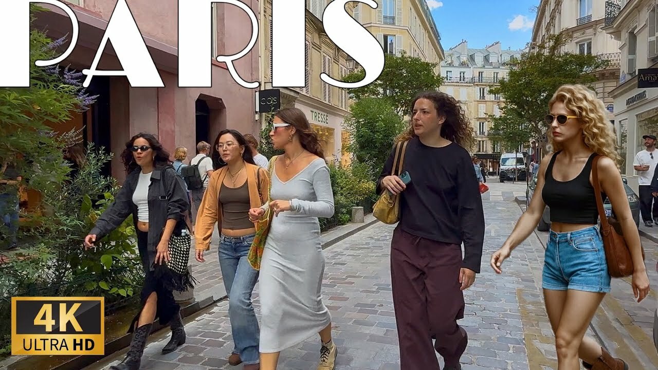 [🇫🇷Paris France 4K 120FPS Walking Tour] Paris Summer Walk  09/JULY/2025
