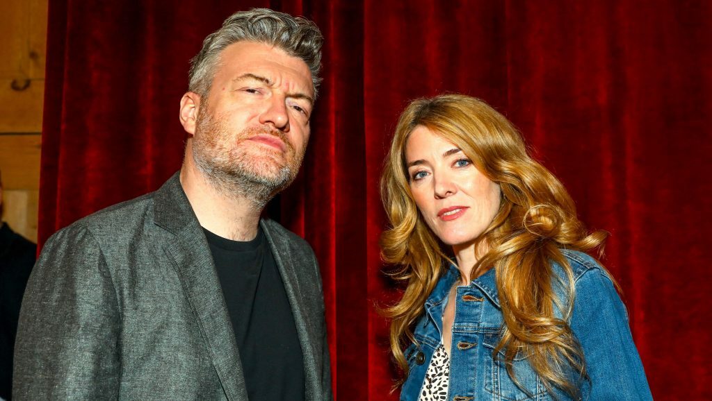 Charlie Brooker and Annabel Jones