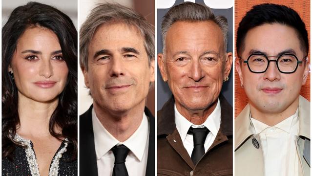 A still image of Penelope Cruz, Walter Salles, Bruce Springsteen, Bowen Yang