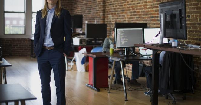 Jesse Powell at Kraken’s offices in San Francisco in 2014. He stepped down as chief executive in 2022.