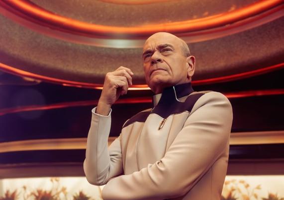 Robert Picardo in season 1 of Star Trek: Starfleet Academy streaming on Paramount+. Photo Credit: Miller Mobley/Paramount+