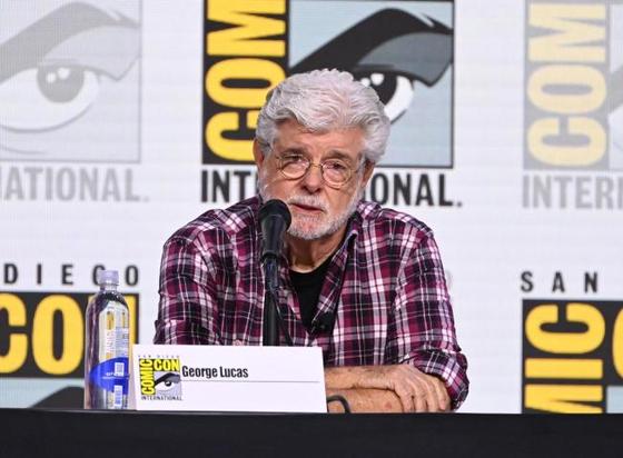 George Lucas at the Sneak Peek of the Lucas Museum of Narrative Art at the 2025 Comic-Con International: San Diego held at San Diego Convention Center on July 27, 2025 in San Diego, California. George Lucas at the Sneak Peek of the Lucas Museum of Narrative Art at the 2025 Comic-Con International: San Diego held at San Diego Convention Center on July 27, 2025 in San Diego, California.