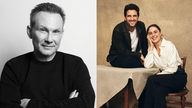 Christian Slater, Matt Angel and Suzanne Coote