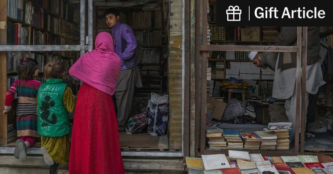 At a book store in Kabul, Afghanistan, in 2017.