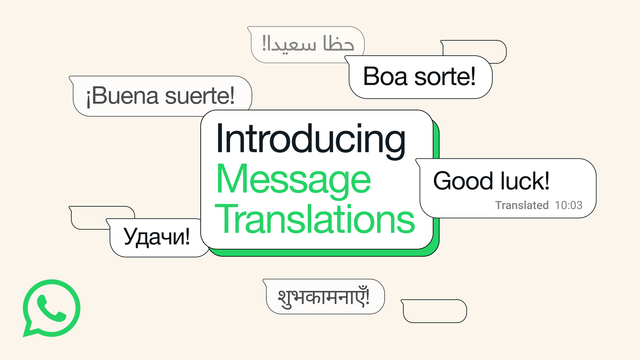 Meta announces WhatsApp message translations to improve cross-language communication
