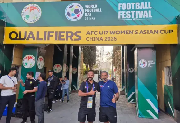 Indian coaches from Minerva Academy — Mr Pradhyum Reddy and Mr Surinder Singh. (File Photo) Indian coaches from Minerva Academy — Mr Pradhyum Reddy and Mr Surinder Singh. (File Photo)