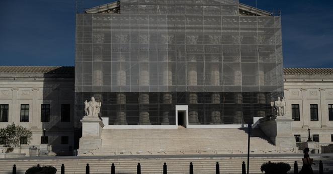 The Supreme Court of the United States in Washington last month.