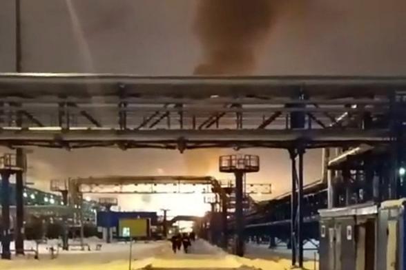 KYIV POST: Drone Attack Sparks Fire at Russias Key Baltic Oil Port of Ust-Luga A drone attack sparked a fire at Russias Ust-Luga port in Leningrad region, according to Governor Aleksandr Drozdenko. The Baltic facility is a major outlet for Russian oil exports. #World #Europe #EasternEurope