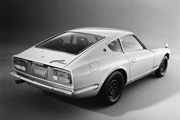 Rear exterior photo of the Nissan S30 Fairlady Z