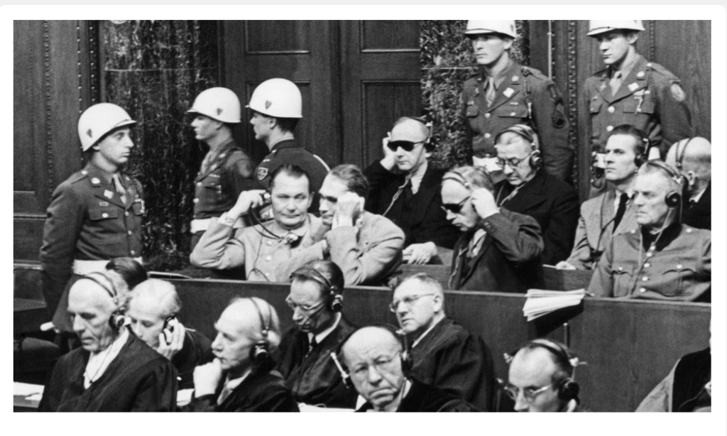 Foto von Nürnberger Prozess