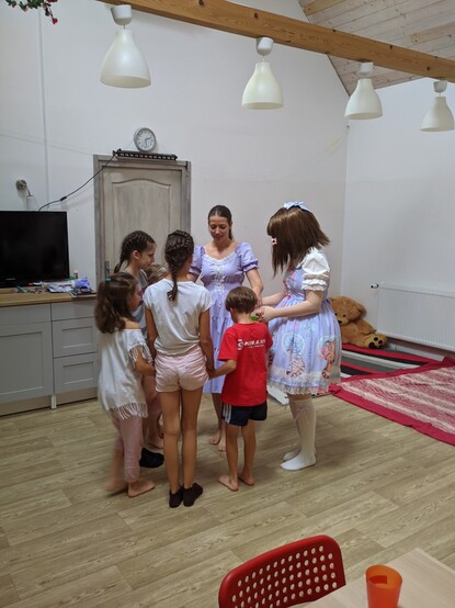 Kids with Levander