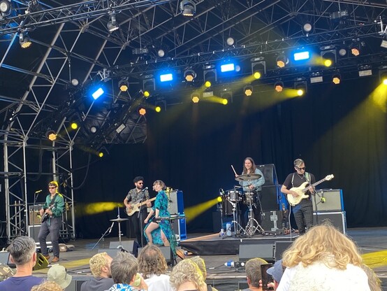 Bodega playing The Woods stage at End of the Road 