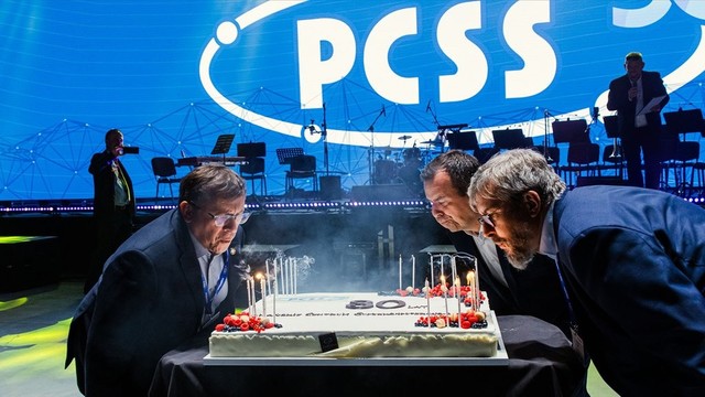 Anniversary cake during the celebration of the 30th anniversary of PSNC