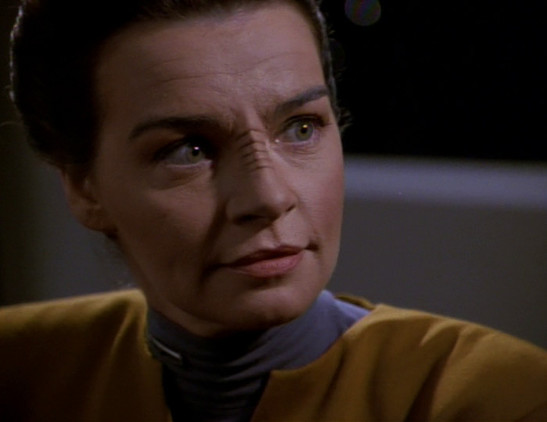 A head shot of Seska from Star Trek Voyager