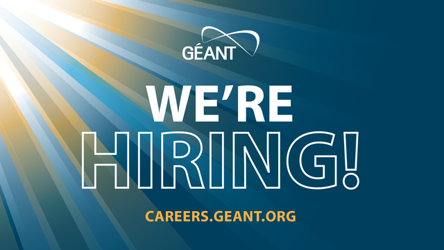 GÉANT
We're hiring!
careers.geant.org